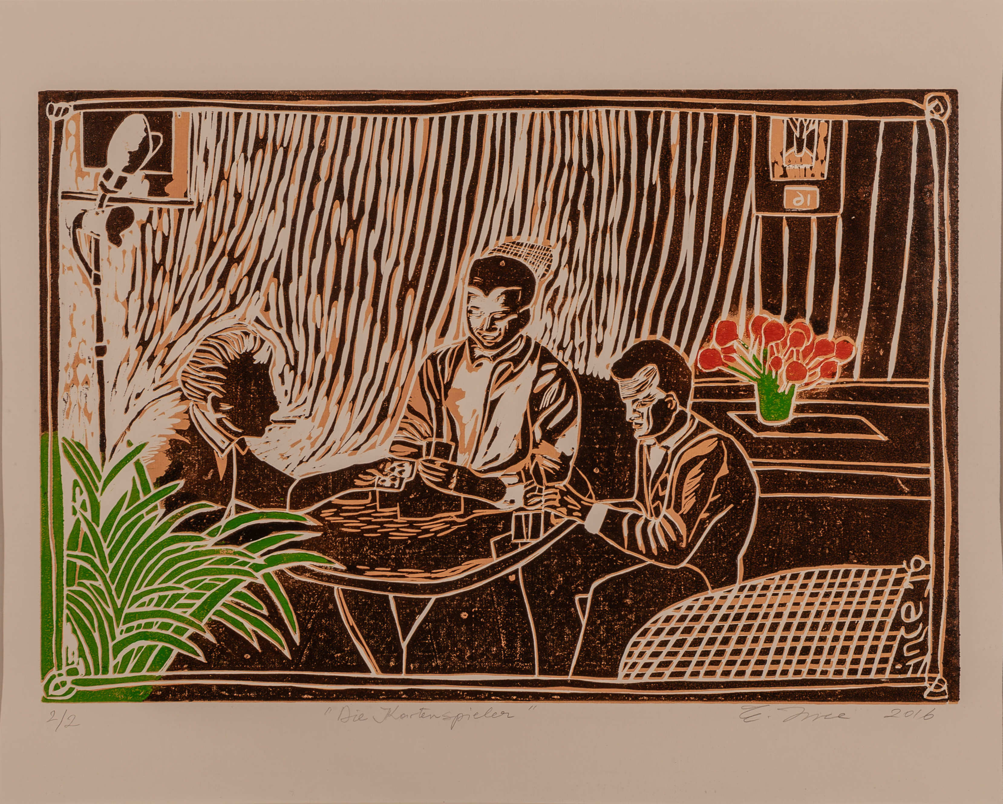 Die Kartenspieler - vue 2